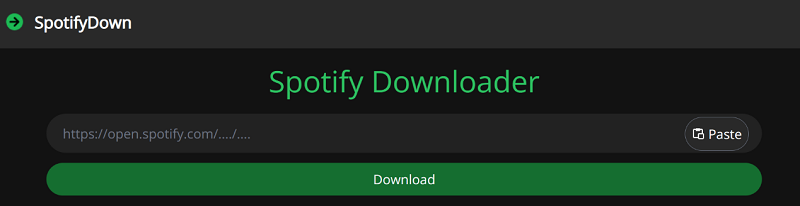 Herramientas de conversión de música de Spotify en segundo lugar - SpotifyDown