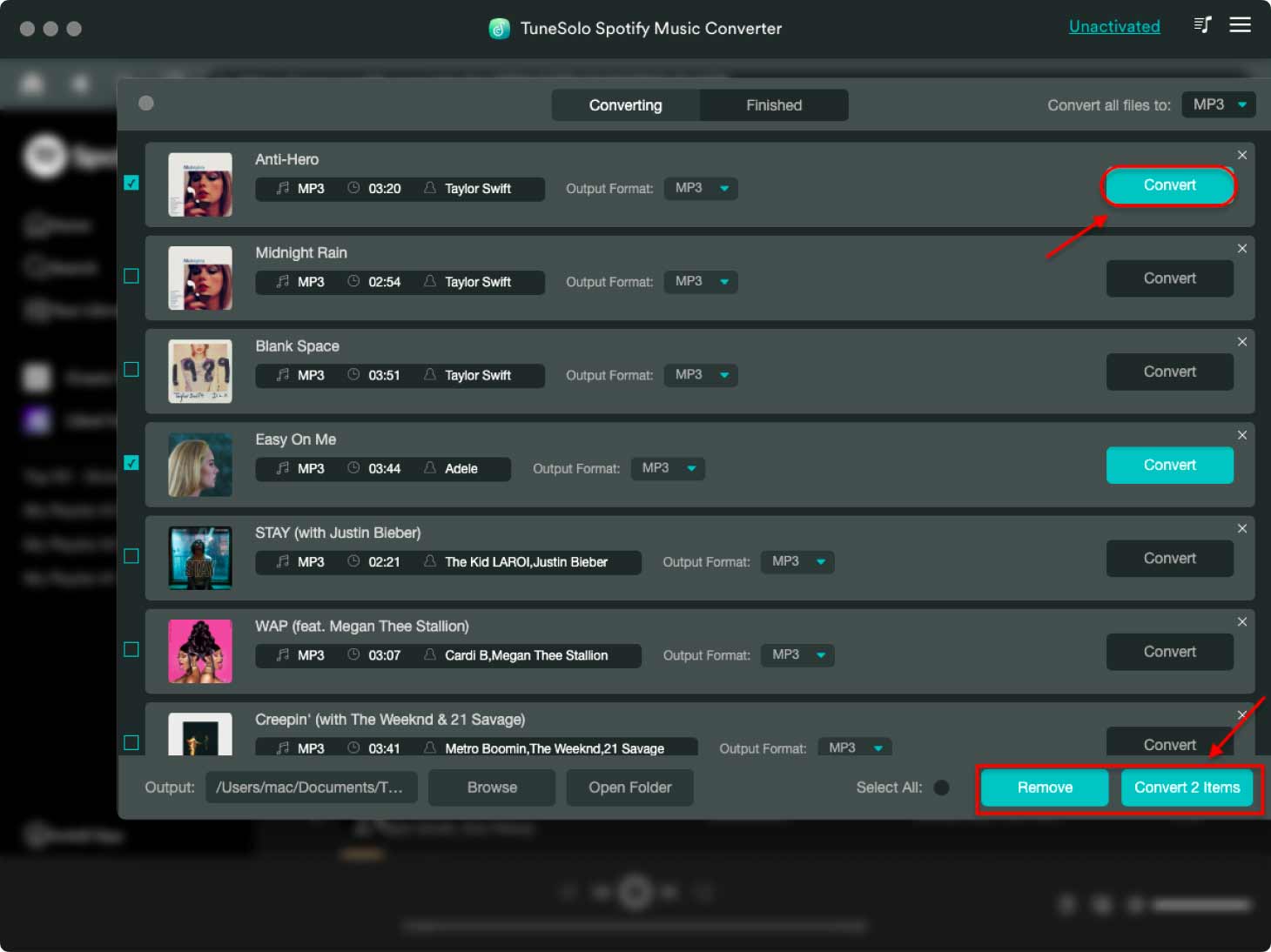 Herramientas de conversión de Spotify a MP3 en segundo lugar - TunesSolo