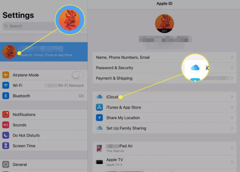 Sincronizar iPhone con iPad usando iCloud