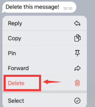 Cómo eliminar mensajes de chat en la nube en su Telegram