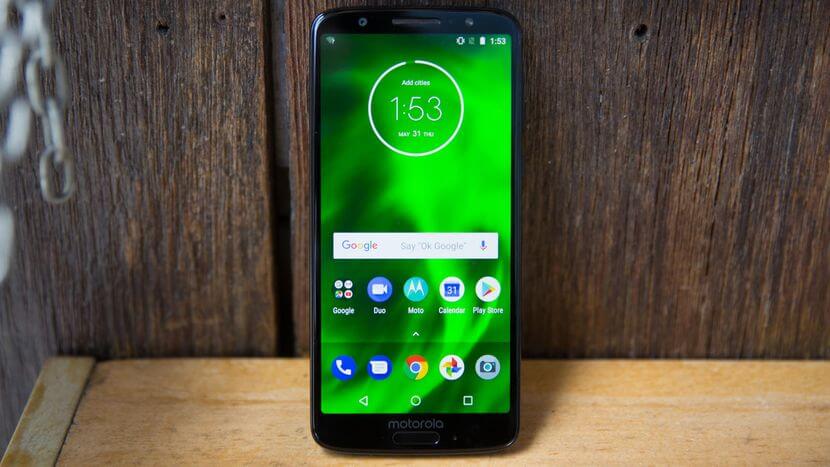 Los mejores teléfonos Android mejores 10 2018 Motorola Moto G6