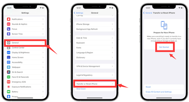 Borre todas las configuraciones y contenidos de su iPhone