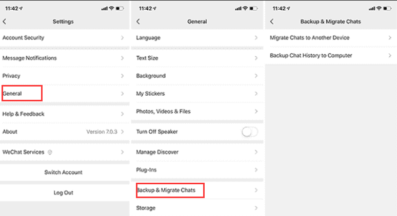 Copia de seguridad de los mensajes de WeChat para minimizar la pérdida de datos
