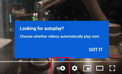 La reproducción automática de YouTube sigue activando la aplicación móvil