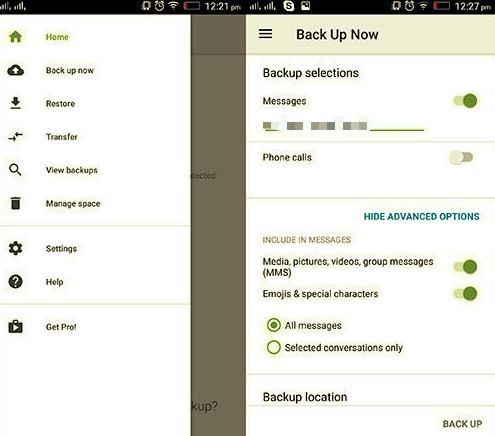 Transfiera mensajes de texto de Android a Android usando la copia de seguridad y restauración de SMS