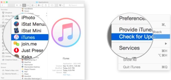 Actualizar iTunes para sincronizar música con iPhone