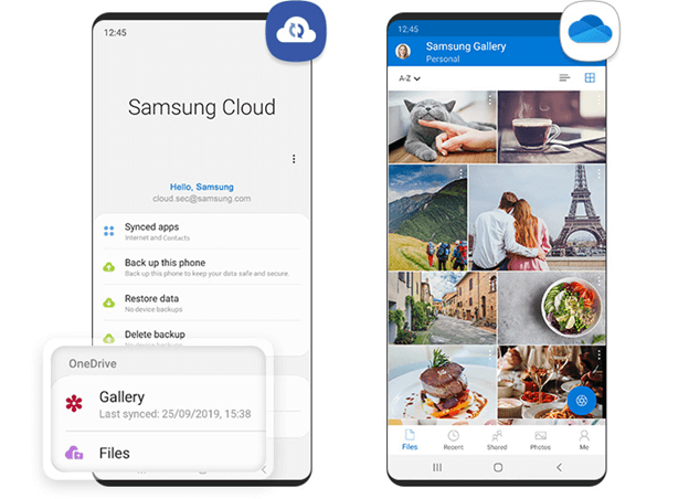 Transferir archivos de Samsung con Samsung Cloud