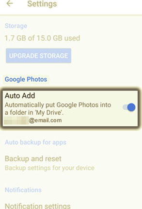 Use Google Photos para transferir fotos de Android a Android