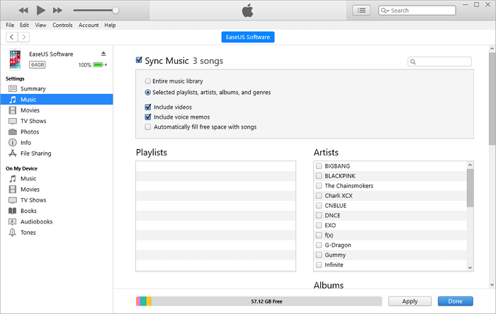 Transferir archivos de iPhone a Mac con uso compartido de archivos