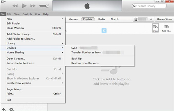Cómo transferir música desde iPhone a una PC con Windows a través de iTunes