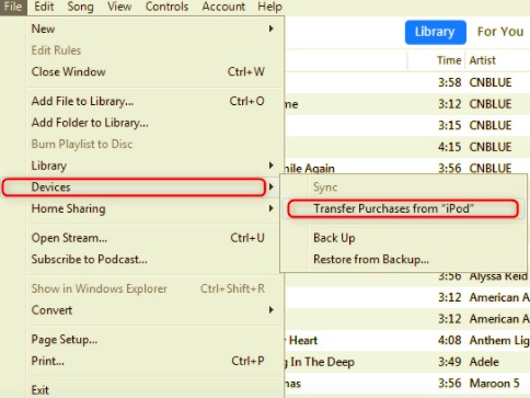 Transfiere música de iPod a Mac con iTunes