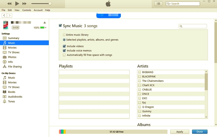 Transferir música a iPad usando iTunes