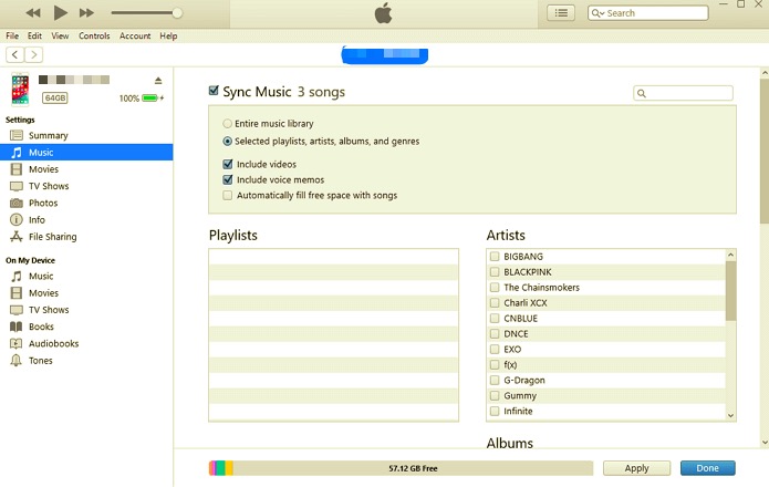 Transferir música a iPad usando iTunes