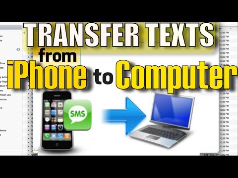 Transferencia de mensajes de texto desde el iPhone a la computadora