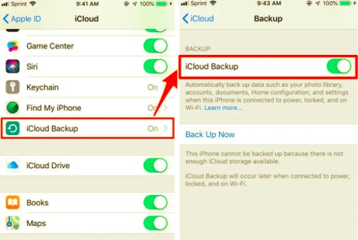 Active iCloud Backup para transferir aplicaciones de iPhone a iPhone