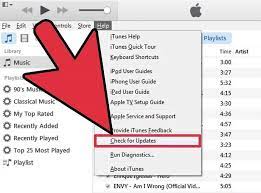 Actualice iTunes a la última versión para arreglar algunas canciones que no se sincronizan con el iPhone