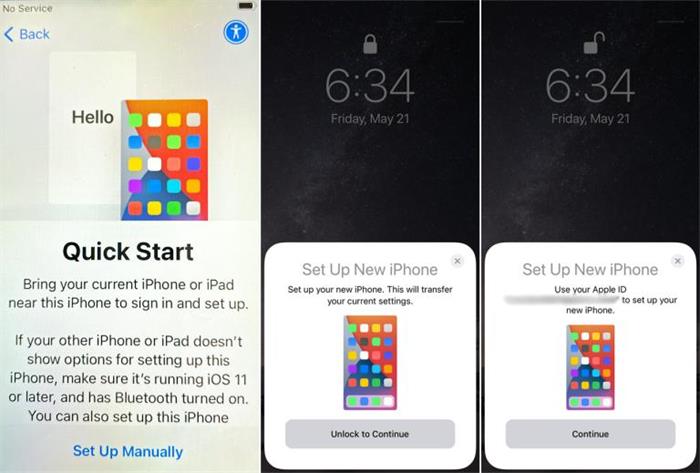 Inicio rápido: configuración de un nuevo iPhone