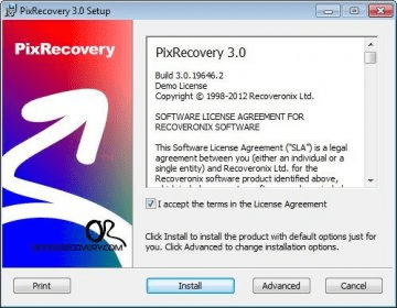 PixRecovery de las herramientas de reparación de JPEG