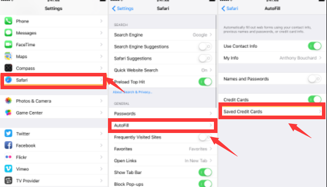 Cómo borrar Autocompletar en iPhone