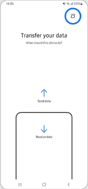 Transferencia Wifi de Samsung: Smart Switch usando la unidad USB o la tarjeta SD
