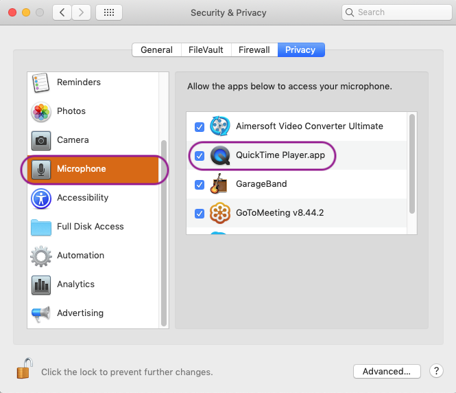 Activar el micrófono en Mac para arreglarlo