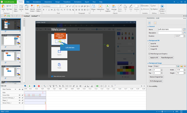 ActivePresenter - Grabador de pantalla para Mac con audio interno