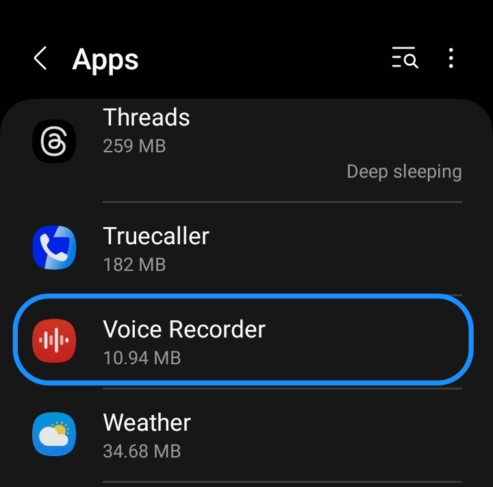 Cómo grabar audio en Android mediante la grabadora de voz incorporada