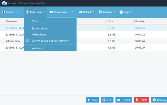 Grabador de transmisiones en vivo - Apowersoft