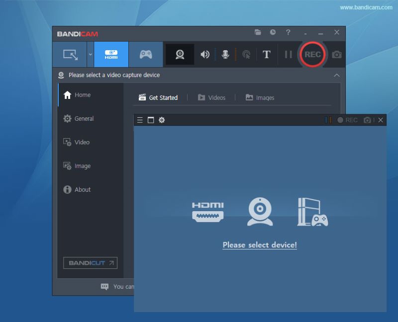 Grabadora de cámara web Bandicam