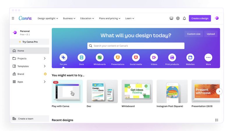 Grabación de presentación en Canva