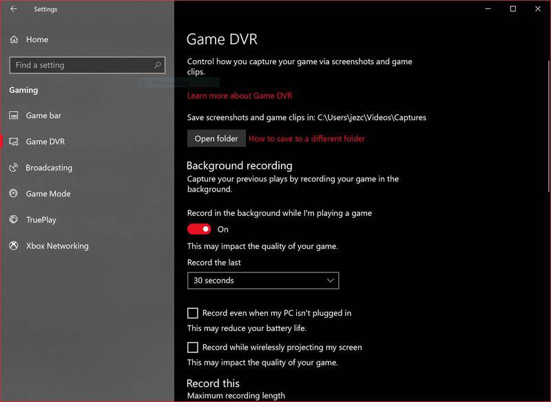 Grabar juegos de Xbox usando Game DVR