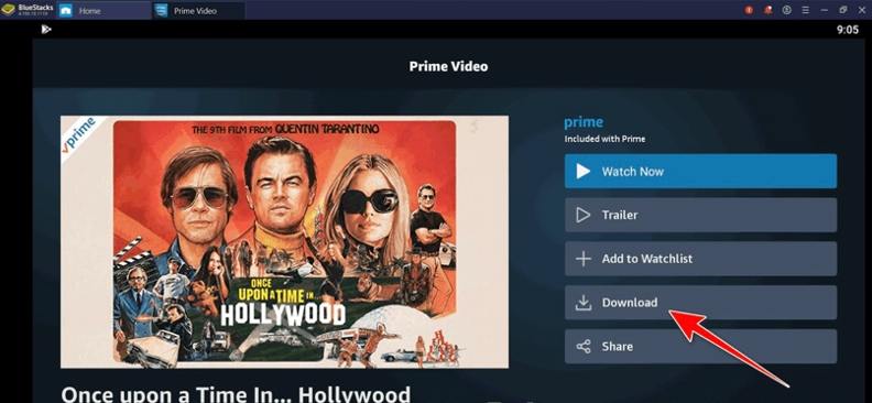 Descargue Amazon Prime Video con la función incorporada