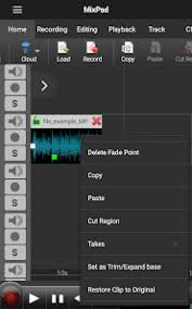 Grabadora de voz Mixpad para Android
