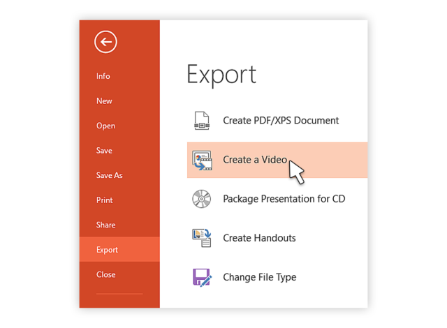 Convierte tu PowerPoint en un vídeo