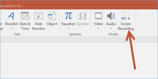 Grabación de pantalla en ThinkPad a través de PowerPoint