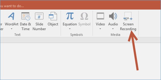 Cómo grabar la pantalla en Windows 10 a través de PowerPoint