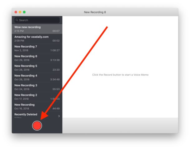 Grabar audio desde una computadora Mac usando una nota de voz