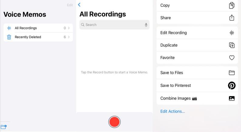 Grabar transmisión de audio en iOS