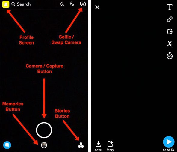 Grabar mientras se reproduce música en Snapchat