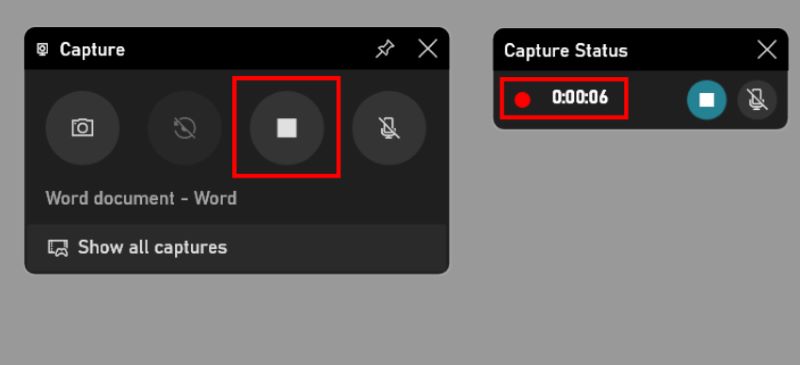 Cómo grabar la pantalla en Windows 11 con audio a través del widget de captura