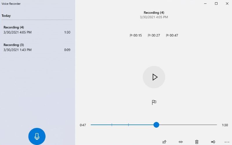 Grabe audio interno en Windows con la grabadora de voz