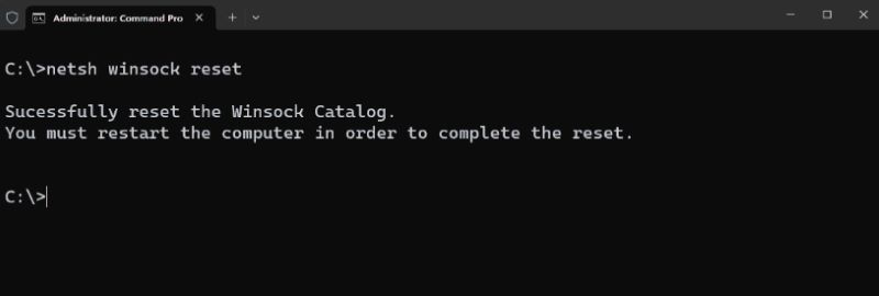Restablecer el adaptador de red para corregir el error de GeForce Experience