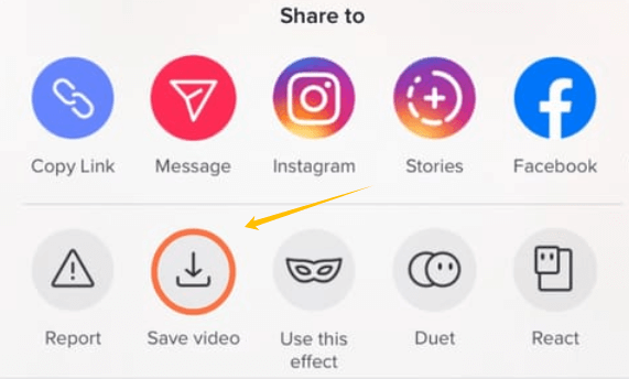 Cómo guardar vídeos de TikTok en el teléfono