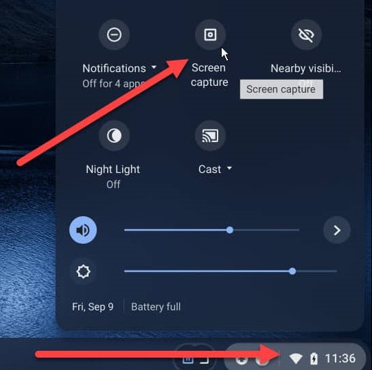 Cómo grabar la pantalla en Chromebook mediante captura de pantalla