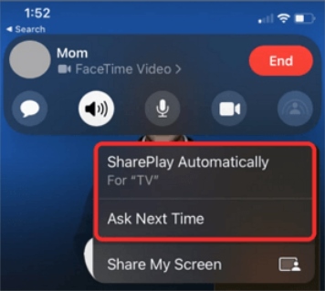 Mire videos en tiempo real durante llamadas Facetime