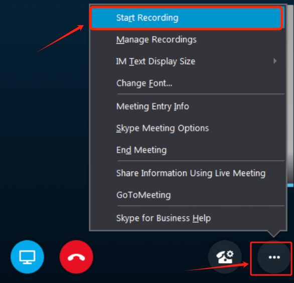 Comience a grabar llamadas de Skype