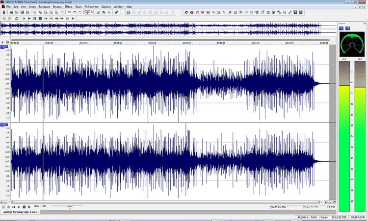 Grabación de voz en Sound Forge