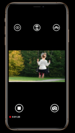 Grabar video con la pantalla apagada en iPhone