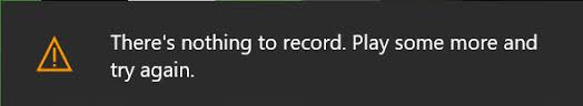 Problema de Windows 10: no hay nada que grabar