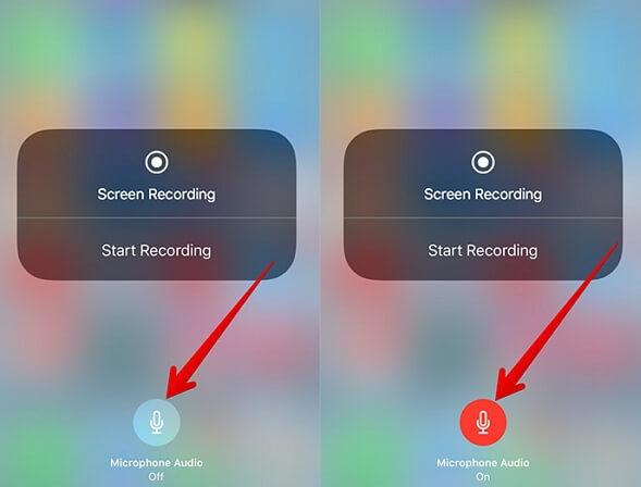 Grabación de pantalla con sonido en iPhone usando la grabadora incorporada